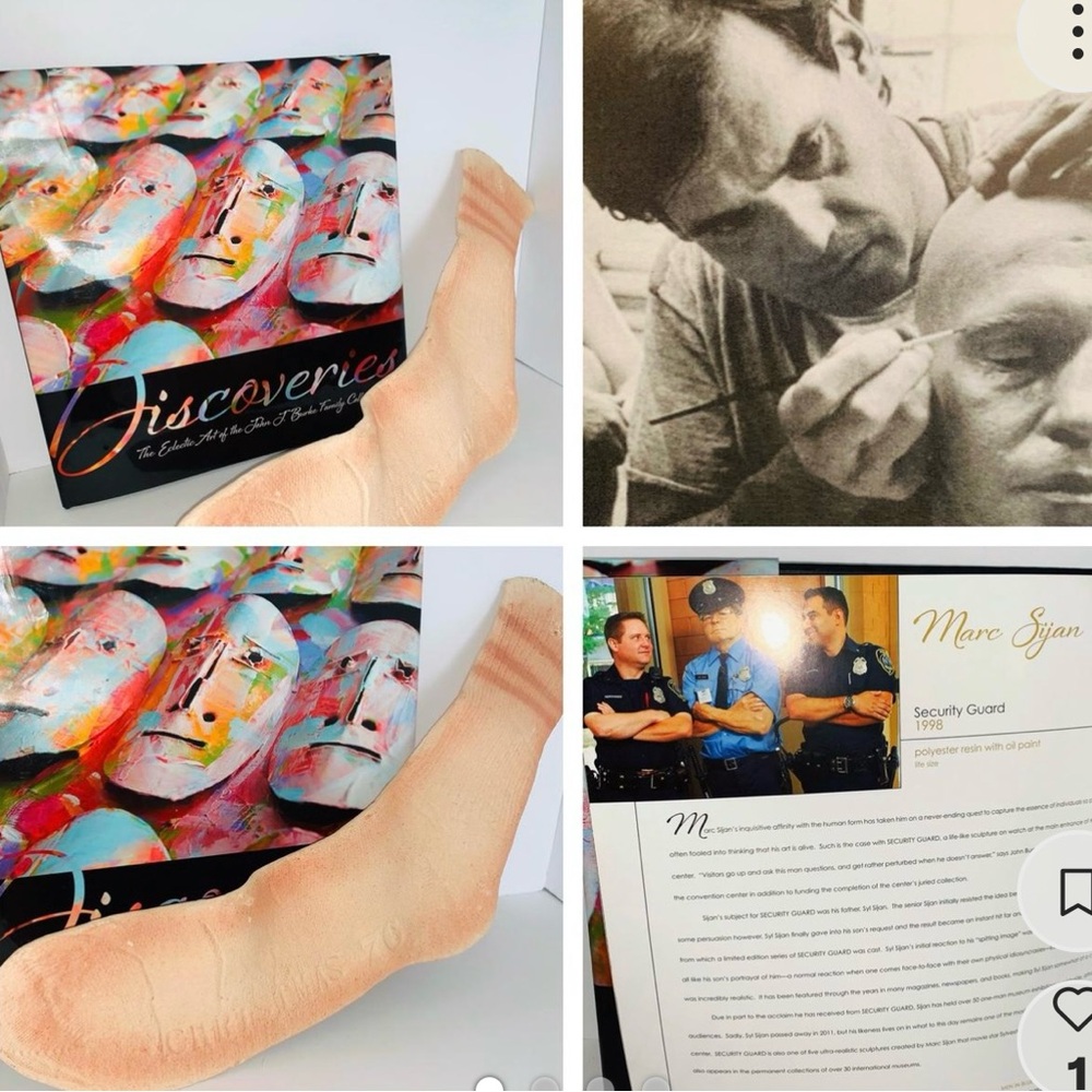 Marc Sijan Graphic Image Early Art Work Signed with Discoveries Book